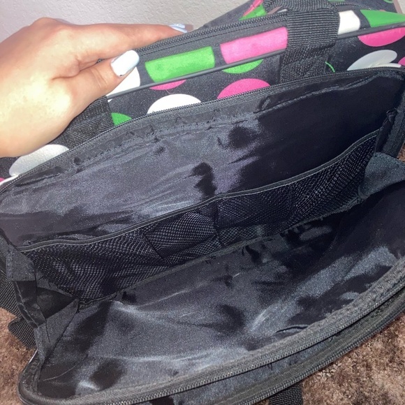 Green and Pink Computer Bag - Picture 4 of 7